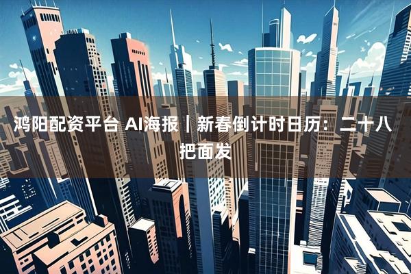 鸿阳配资平台 AI海报｜新春倒计时日历：二十八 把面发